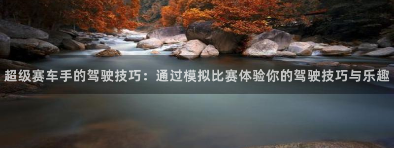 omofun下载官方app：超级赛车手的驾驶技巧：通过模拟比赛体验你的驾驶技巧与乐趣
